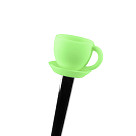 Tea spoon with silicone TEA CUP figure (stainless steel)