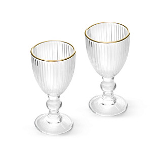 Set of 2 shot glasses 60 ml (glass)