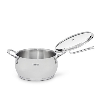 Casserole Vita 3.5 l with glass lid (stainless steel)