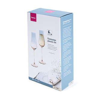 Champagne glass set 250 ml x 2 pcs
