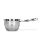 Sauce pan LEDA 14x8.5 cm / 1,2 LTR without lid (stainless steel)