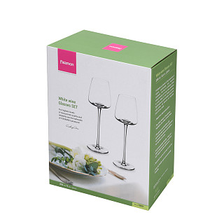 Set of white wine glasses 310 ml x 2 pcs. (glass)