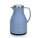 Термокувшин 1 л со стеклянной колбой, синий