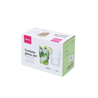 Glāžu komplekts 2x370 ml (stikls)