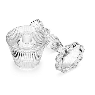 Tealight and taper candle holder 8.5х21.5 cm (glass)