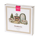 Šķīvis CHRISTMAS EVE 20 cm, zelta krāsā (jaunais kaula porcelāns)