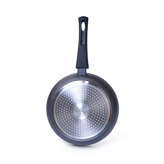 Frying pan BLACK COSMIC 24x4.9 cm with detachable handle with induction bottom (aluminium with non-stick coating)