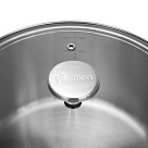 Stockpot MASTER CHEF 24x13 cm / 5.4 LTR with glass lid (stainless steel)