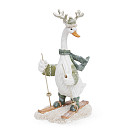 Figurine "Goose on skis" 10х6х16.5 cm (polyresin)