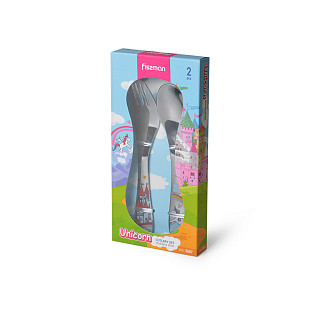 Cutlery set UNICORN 2 pcs (stainless steel)