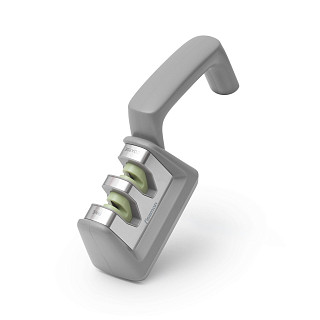 Sharpener 20x5.5x8.5 cm two step sharpening (tungsten carbide and diamond rods)