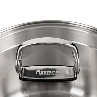 Stockpot ADELIE 22x12.5 cm / 4.6 LTR with glass lid (stainless steel)