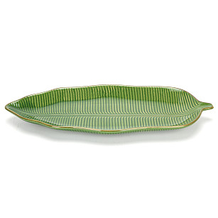 Блюдо GREEN 47,6x21,5x4 см (керамика)