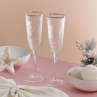 Set of champagne glasses, 2 pcs, 250 ml, art. 13648