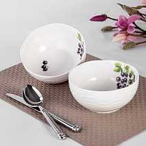 Set of 2 bowls CURRANT 16 cm (new bone china)