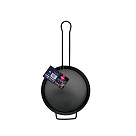 Siets ar rokturi 18 cm (melns)