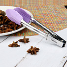 Tongs 17 cm (stainless steel, silicone) (24 pcs per PVC tube)