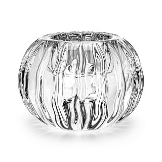 Arbatinės ir ilgų žvakių laikiklis 10x6,5 cm (stiklas)