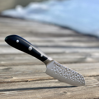 5" Santoku knife HATTORI hammered (420J2 steel)