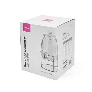 Beverage dispenser 5 LTR with stand (glass)