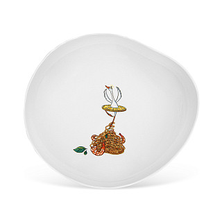 Dziļais šķīvis BON APPETIT 23 cm (porcelāns)