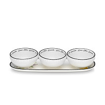 Trauks komplekts mērcēm PROVENCE uz statīva (porcelāns)