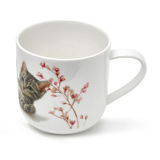 Krūze CATS 380 ml (jaunais kaula porcelāns)