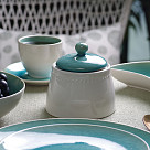 Sugar pot CELINE 450 ml (ceramic) azure