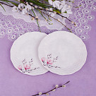 Set of 2 plates MAGNOLIA 20 cm (new bone china)
