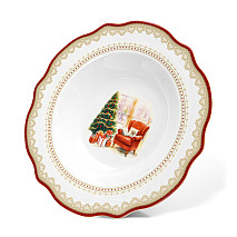 Soup plate CHRISTMAS EVE 22 cm (new bone china), art. 16028