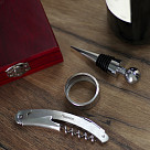 Wine accessories set 3 pcs. (stainless steel+ zinc alloy), art 1971