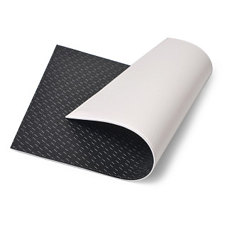 Placemat 43x30 cm, color BLACK (PVC + PU) (0692)