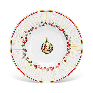 Zupas šķīvis Christmas Balls 21,5 cm (porcelāns)