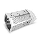 Grater 24cm six-sided (stainless steel + plastic)