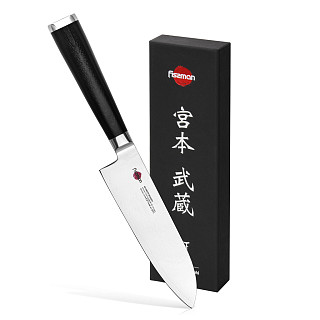 Santoku nazis KENSEI MUSASHI 14 cm (Damascus tēr.)