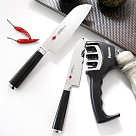 Santoku nazis KENSEI MUSASHI 14 cm (Damascus tēr.)