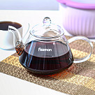 Чайник заварочный 1000мл со стальным фильтром (стекло), art. 9450