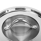 Кастрюля ABSOLUTE PRO 20x10 см / 3,2 л со стеклянной крышкой (нерж. сталь)