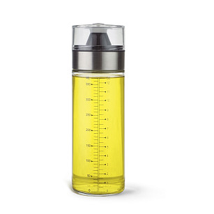 Oil bottle 400 ml with acrylic lid (glass)