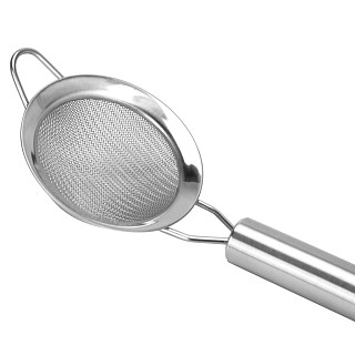 BERGAMO 8 cm sietelis su rankena (plienas)