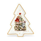 Šķīvis MIRACLE eglītes formā 21,5 cm (porcelāns)
