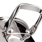 Stockpot ADELIE 22x12.5 cm / 4.6 LTR with glass lid (stainless steel)