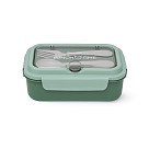Pietų dėžutė su 2 skyreliais 800 ml / 20,5 × 13,5 × 7,8 cm (plastikas)