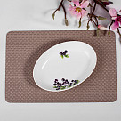 Oval plate CURRANT 25.5х17.5х3.5 cm (new bone china)