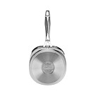Sauce pan EXCLUSIVE PRO 16x8 cm / 1,5 LTR with glass lid (stainless steel)