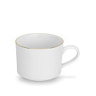 Cups with saucers 240 ml / 4 pcs Floree (porcelain)