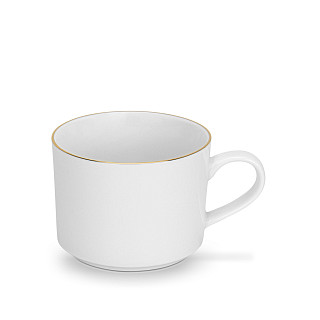 Cups with saucers 240 ml / 4 pcs Floree (porcelain)