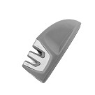 Knife sharpener 10x4x5 cm, color GREY (carbide and ceramic)