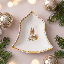 Zvana formas šķīvis MIRACLE 11,8x11,5 cm (jaunais kaula porcelāns)