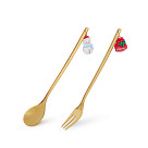 Dessert cutlery set (2 pcs) Christmas, art. 3067